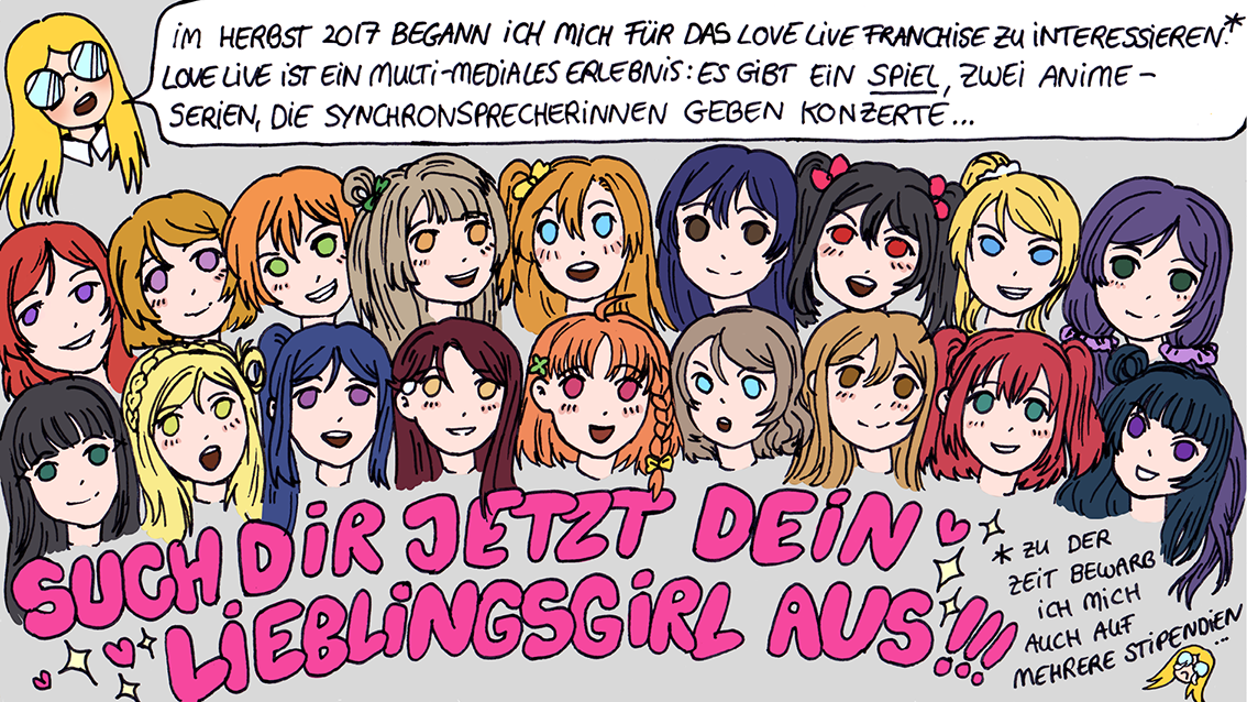 Playing "Love Live: School Idol Festival"