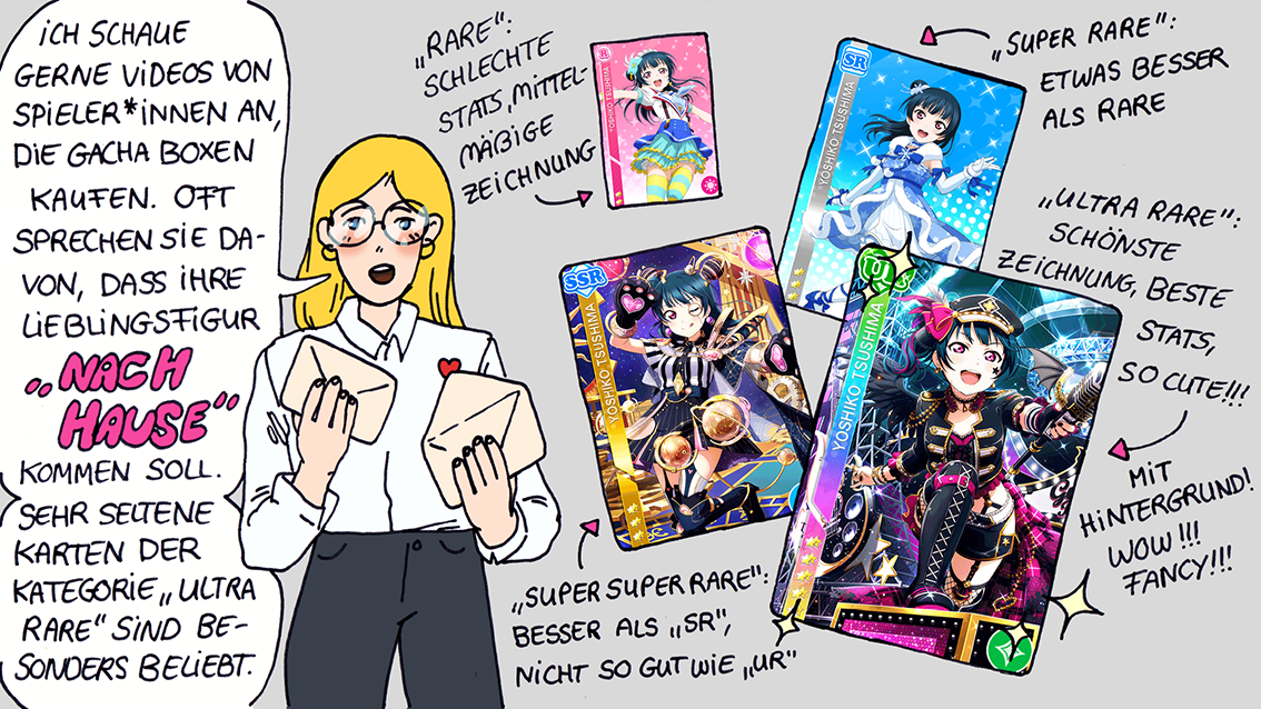 Playing "Love Live: School Idol Festival"