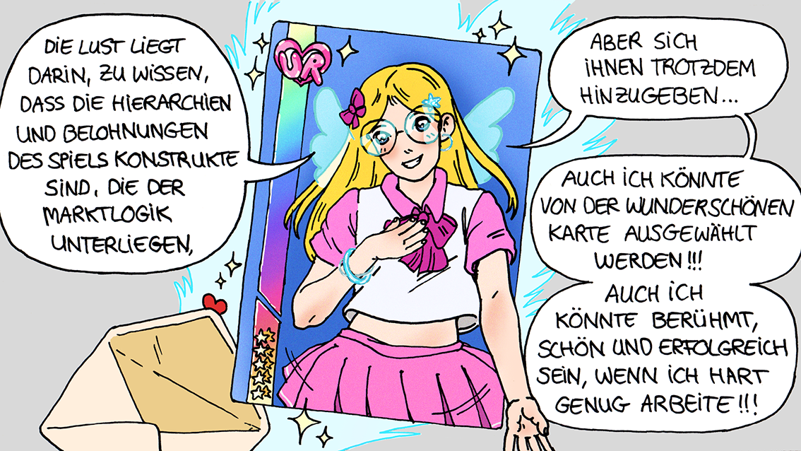 Playing "Love Live: School Idol Festival"